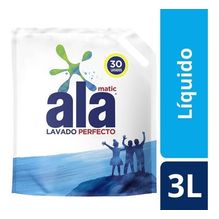 Ala Matic Jabon Liquido Combate Mal Olor Doypack 3 Litros