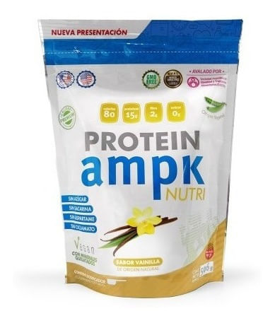 Ampk Protein Proteina Vegana Sabor Vainilla 506g