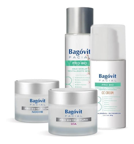 Bagovit Kit Noche Y Día + Pro Bio Agua Micelar Y Cc Cream