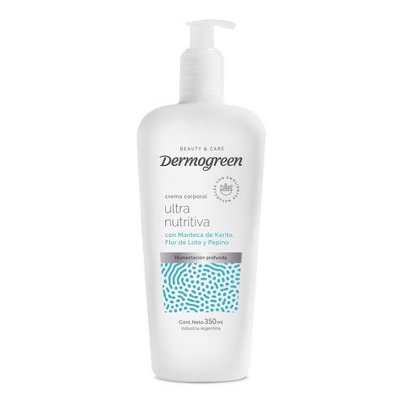 Dermogreen-Ultra-Nutritiva-Crema-Corporal-350ml-en-FarmaPlus
