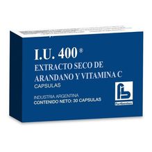 I. U. 400 Extracto Seco De Arandano Y Vitamina C 30 Cápsulas