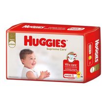 Pañales Huggies Supreme Care Unisex  Xxg 15 unidades