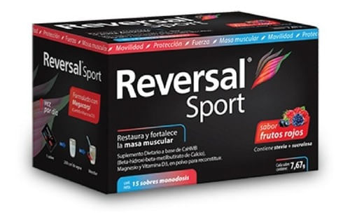 Reversal Sport Restaura Y Fortalece Masa Corporal 15 Sobres