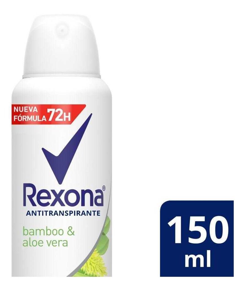 Rexona Bamboo Y Aloe Vera Women Antitranspirante Aero 150 Ml En ...