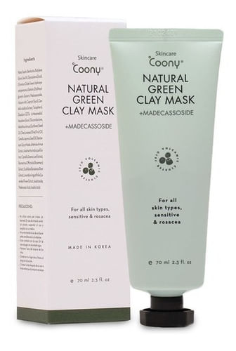 Coony-Natural-Green-Clay-Mask-Tratamiento-De-Arcilla-Natural