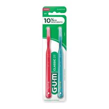 Gum Cepillo Dental Classic Suave 211 X 2 Unidades