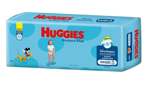 Huggies Protect Plus Pañales Unisex Xxg 8 unidades
