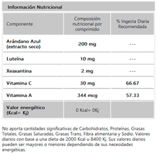 Arandano Azul Antioxidante Ocular X 60c Geonat Provefarma