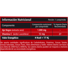 Geonat Ajo Negro Presion Arterial 30 Comprimidos