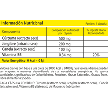 Geonat Curcumin Asian Suplemento Dietario 30 Caps