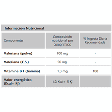 Geonat Valeriana X 40 Comp Sedante Natural