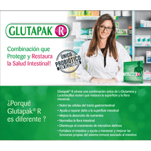 Glutapak R Lglutamina Y Lactobacillus Flora Intestinal 15 G