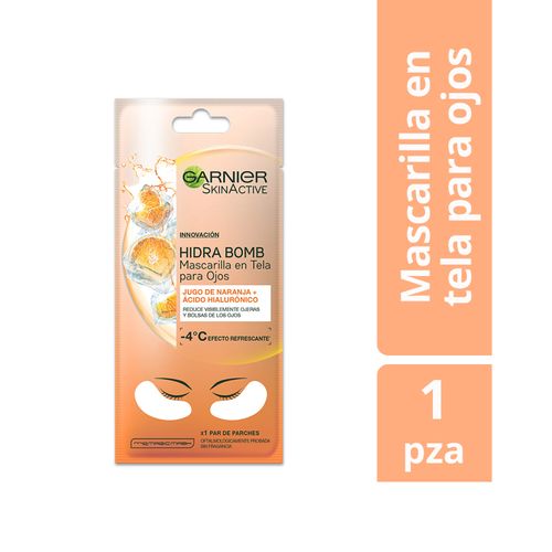 Mascarilla en Tela para Ojos Garnier Skin Active Naranja x 1 u