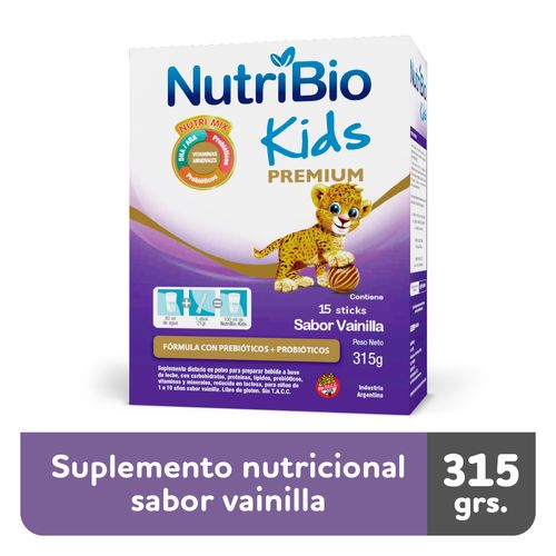 Nutribio Kids Suplemento Nutricional 1 A 10 Años Sticks
