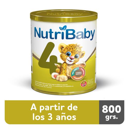 Nutribaby 4 Premium Leche A Partir De 3 Años Lata 800g