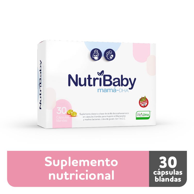 Nutribaby Mamá DHA Suplemento Dietario 30caps Pedidosfarma FarmaPlus