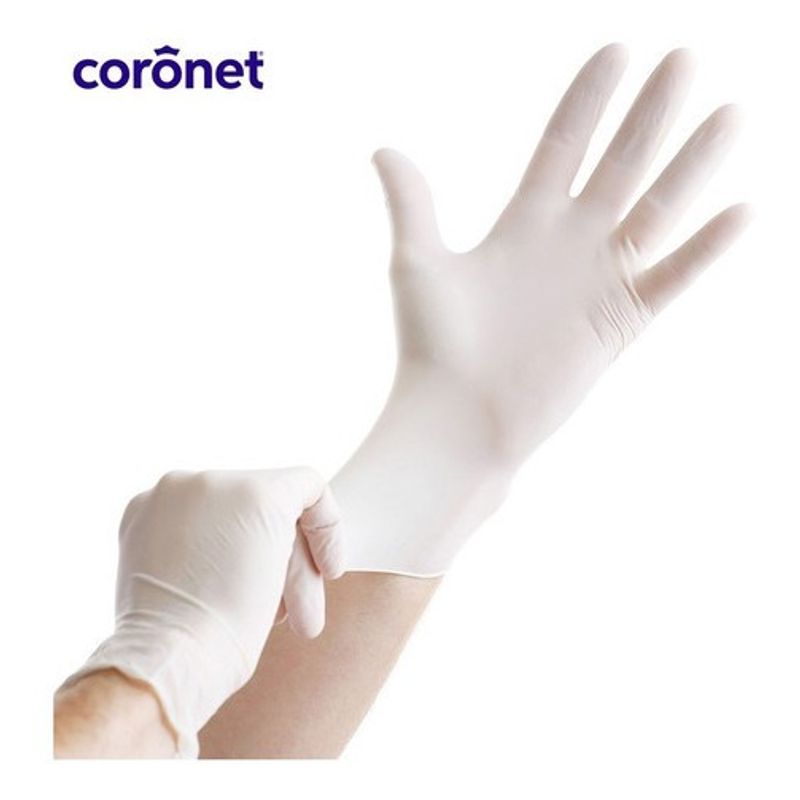 Coronet-Guantes-Examinacion-De-Latex-Caja-Dispenser-X-100-U-en-FarmaPlus