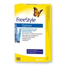 Freestyle Optium Tiras De Prueba De Glucosa 100 Unidades