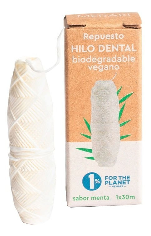 Meraki Hilo Dental Biodegradable Vegano Repuesto X 30 Mts