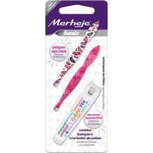 Kit Merheje Basic 2 Pinzas Depilatorias + Cortaúñas
