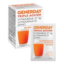 Generday Triple Acción Vitamina C D Y Zinc X 10 Sobres
