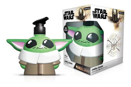 Star Wars Baby Yoda 3d Jabón Líquido 500ml