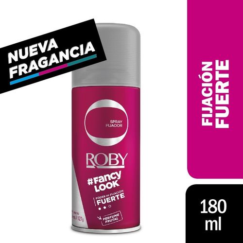 Roby Spray Fancy Look Fijador Fuerte Para El Cabello X180 Ml