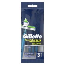 Máquina De Afeitar Gillette Prestobarba Ultragrip Plus 3 Unidades