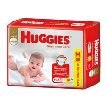 Huggies Supreme Care Unisex Pañales M 68 unidades