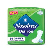 Nosotras Protectores Diarios Normal X 60 Unidades