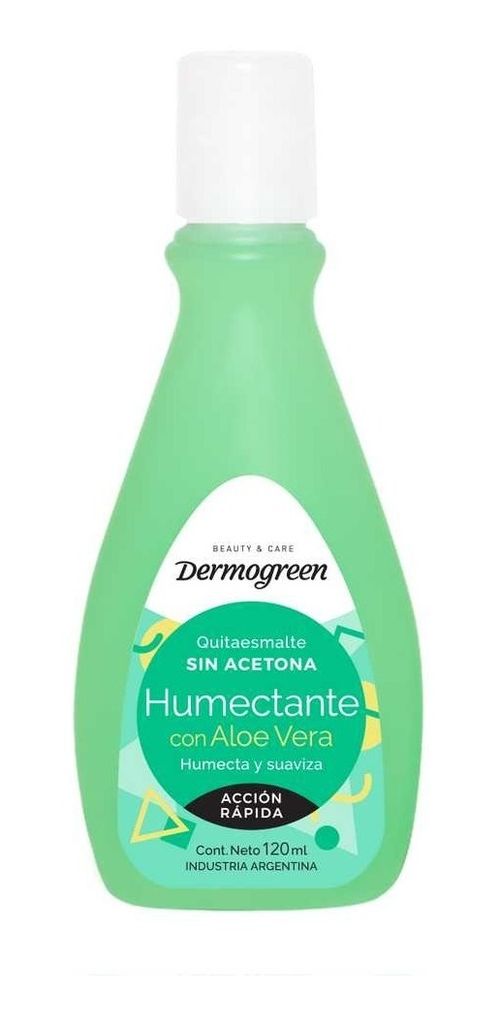 Dermogreen Quitaesmalte Humectante Con Aloe Vera X 120ml