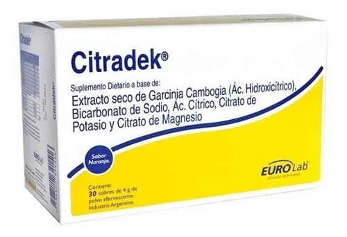 Eurolab Citradek Control Natural Litiasis Cálculos Renales 30 Sobres