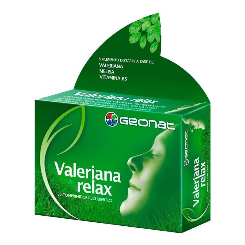 Geonat-Valeriana-Relax-Melisa-B5-Relajante-Antiestres-30-Cps-en-FarmaPlus