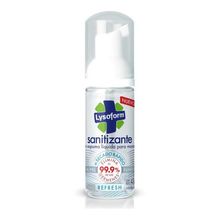 Lysoform Sanitizante En Espuma Líquida Manos Refresh X 47 Ml