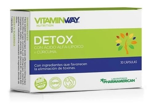 Vitamin Way Detox Suplemento Dietario X 30 Cápsulas