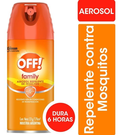 Off  Family Repelente Para Mosquitos Aerosol 170cc
