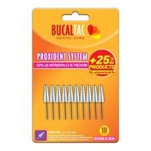 Bucal Tac Cepillo Interdental Cónico Fino 2,1 / 4,6 Mm 10u