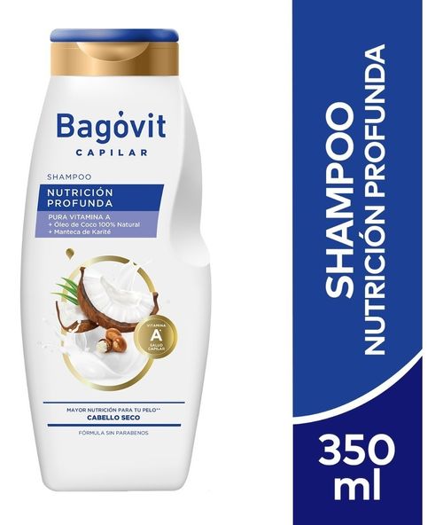 Bagóvit Capilar Nutrición Profunda Shampoo X 350 Ml
