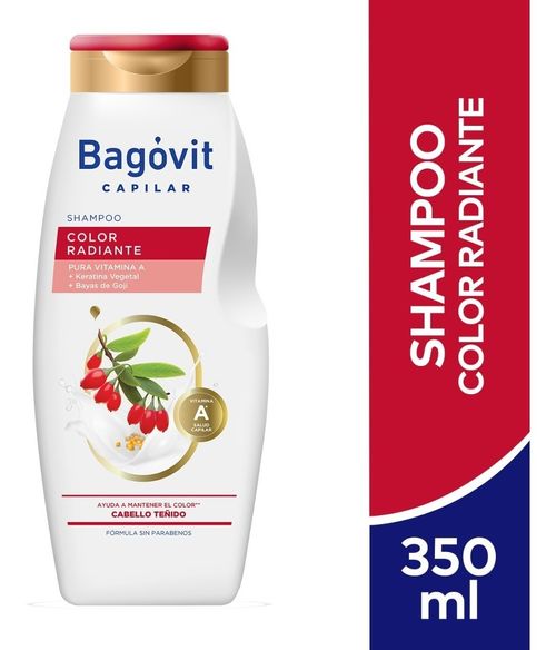 Bagóvit Capilar Color Radiante Shampoo X 350 Ml