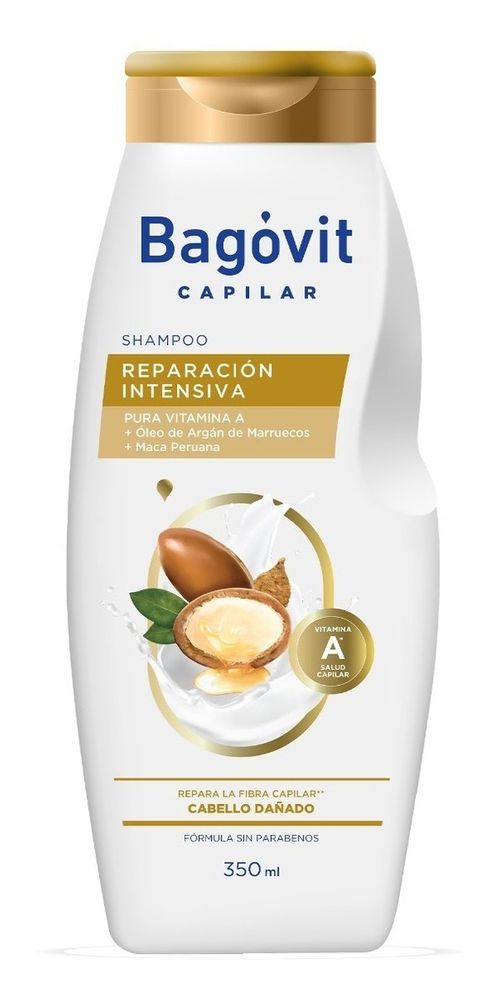 Bagóvit Capilar Reparación Intensiva Shampoo x 350 ml
