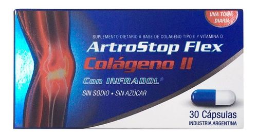 Artrostop Flex Colágeno Il + Vitamina D X 30 Cápsulas