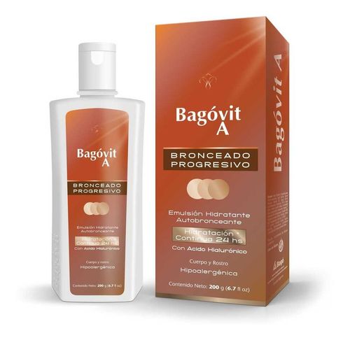 Bagovit A Emulsión Hidratante Autobronceante 2 Unid X 200g