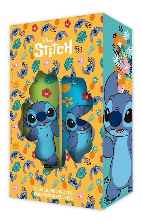 Disney Stitch Pinta Azulejos Jabón Líquido X 2 Unidades