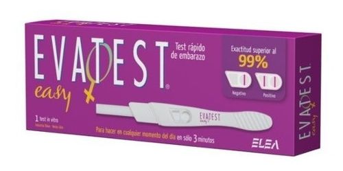 Evatest Easy - Test Facil Y Rápido De Embarazo X2 Unidades