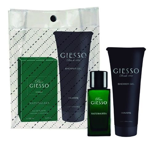 Giesso Puro Naturaleza Perfume Edt 100 + Shower Gel + Bols0