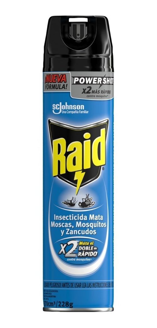 Raid Mata Moscas Y Mosquitos Aerosol 370ml