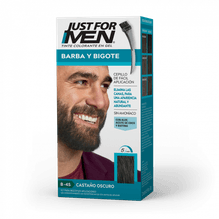 Colorante Gel Castaño Oscuro para Barba Y Bigote