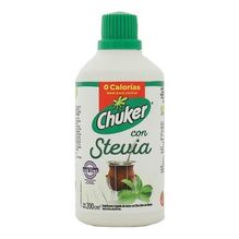 Chuker Con Stevia Edulcorante Liquido 200ml