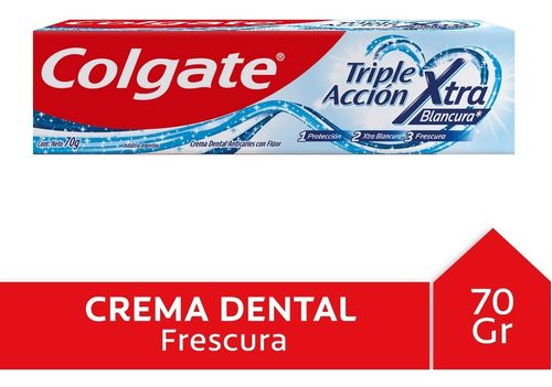 Colgate Triple Acción Extra Blancura Crema Dental 70g