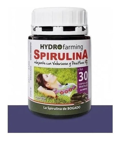 Hydrofarming Spirulina Con Valeriana 30 Comprimidos